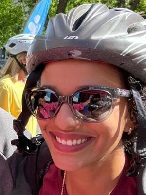 Dr. Anab Lehr during Pedal for Kids 2023