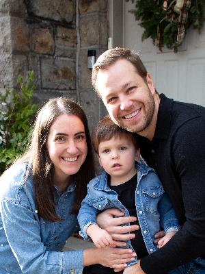 December 2024 - Caroline, Olivier (2 ans) et Simon
