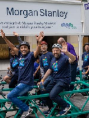 That is going to be me this year on the 30-person bike!